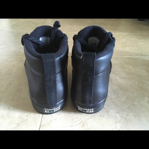 NIB Converse All Black CTAS Street Mids, Size 13 - Picture 5 of 6